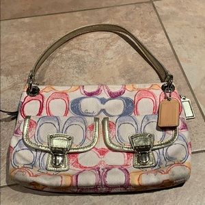 Multicolor Coach Purse